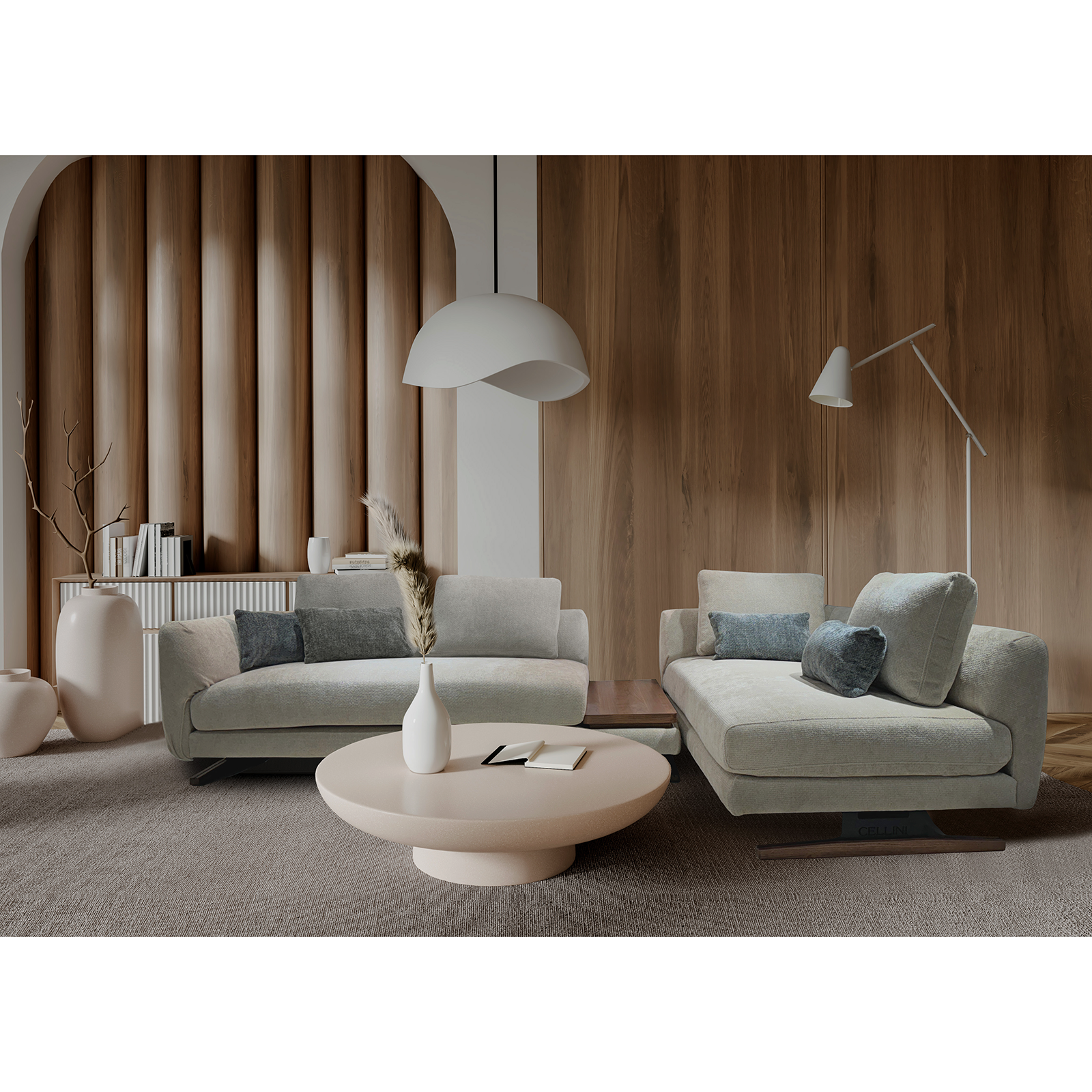 Evita 模組化布藝沙發〔SF9588〕