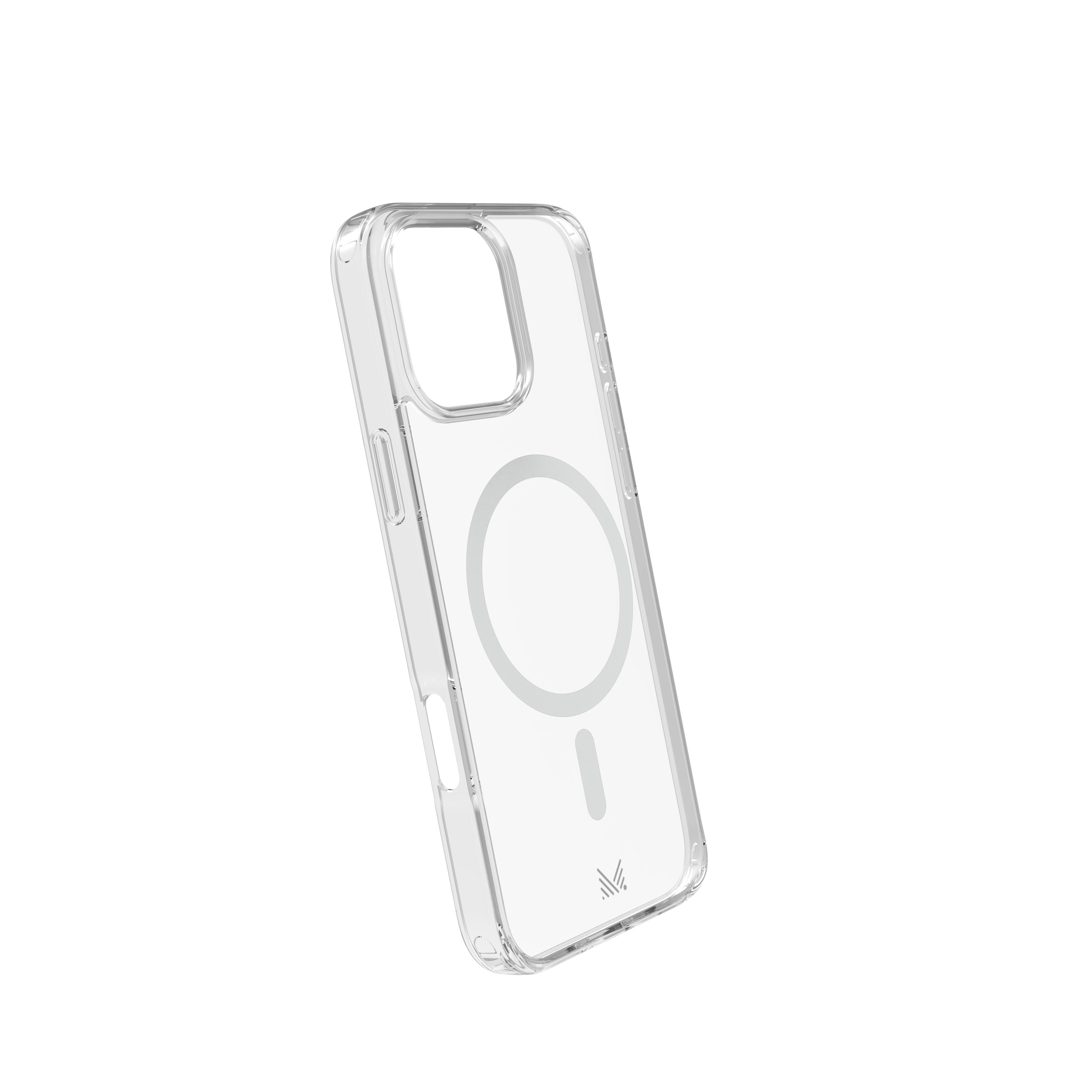 for iPhone 16 Pro Max| ESSENTIALS｜ Magnetic Charging Compatible Shockproof Hybrid Case  - Transparent