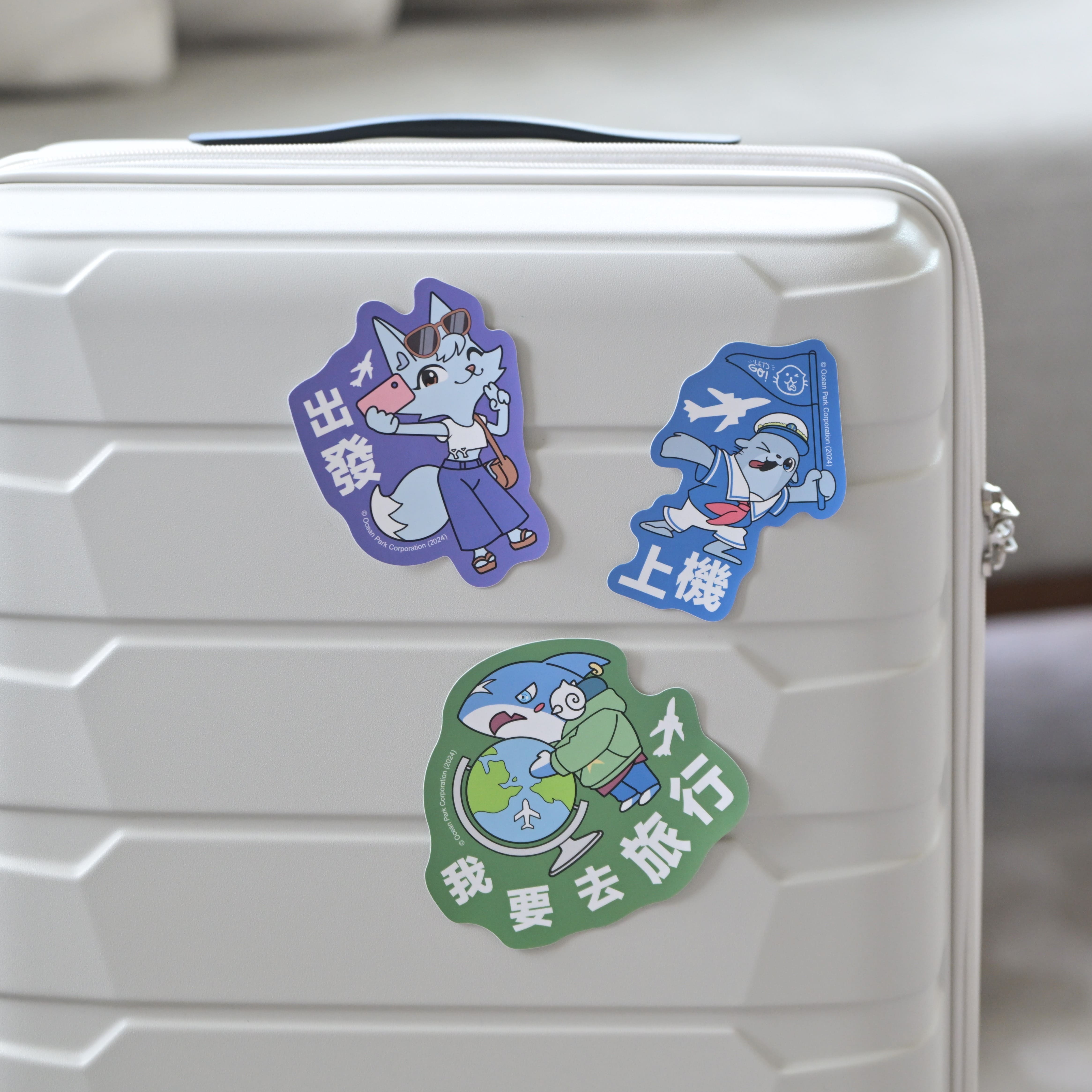 Oh!moments Luggage Sticker (Whiskers)