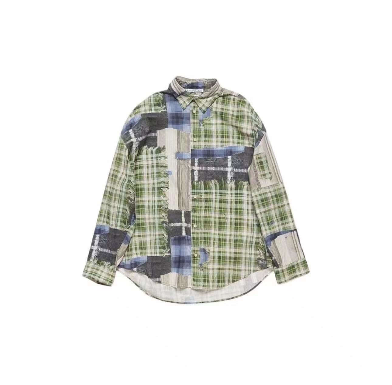 Acne studios 拼接襯衫 (2色)