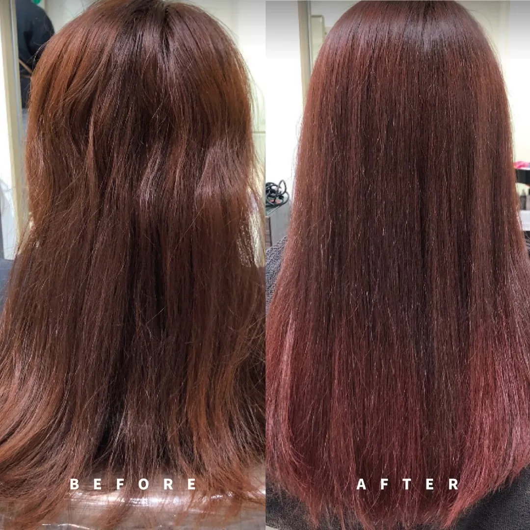 Color-depositing shampoo can be used to enhance the vibrancy of the color, even if it doesn't change the base color.