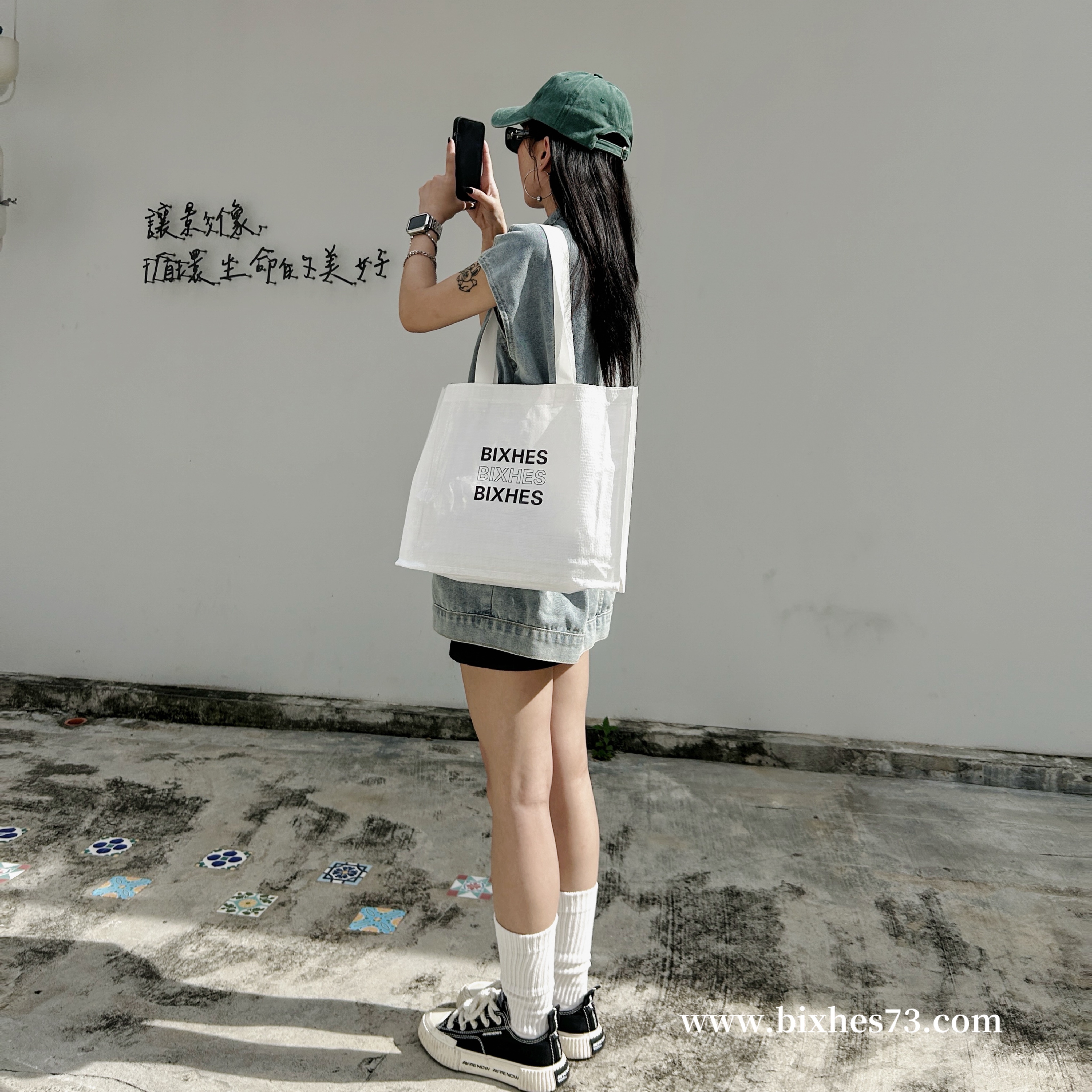 BIXHES 純白限定托特袋(M00033)