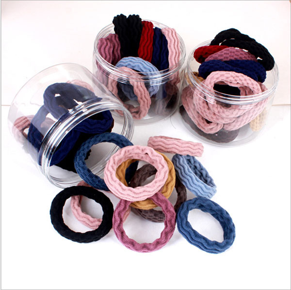 JK KOREA Bold High Elasticity Seamless Head Rope Headbands (20 pieces in random colors) J0340