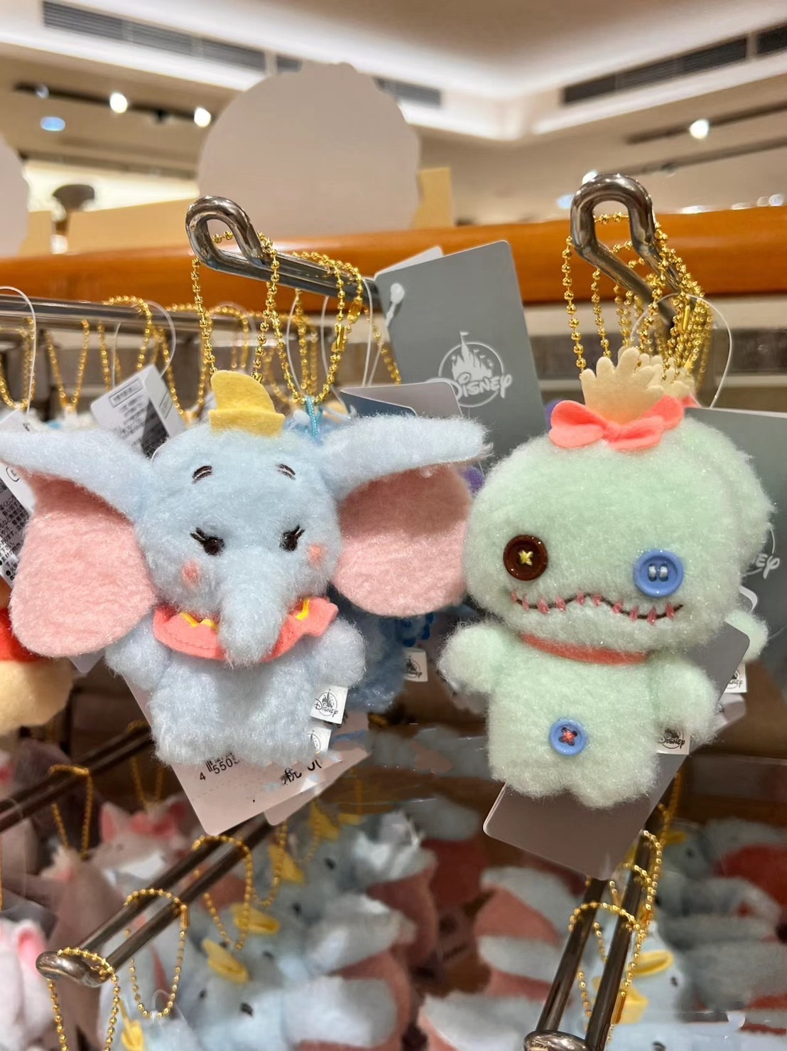 【現貨】正版 Disney 迪士尼代購 扁扁毛茸茸公仔掛飾 羊毛氈風 吊飾