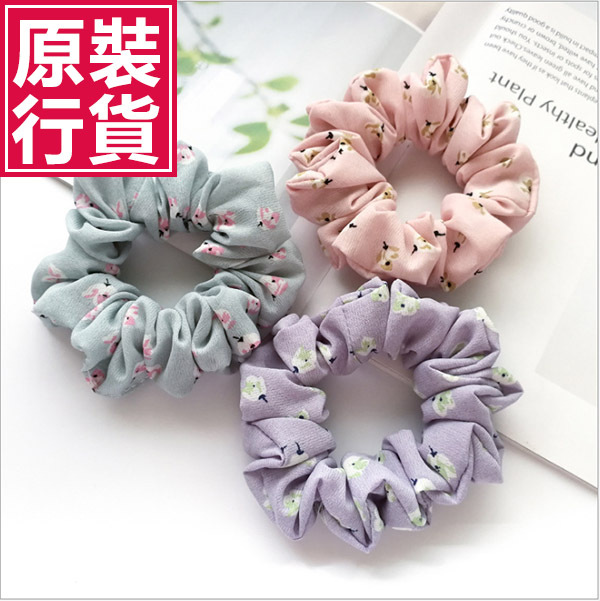 JK KOREA Tube Beads High Elasticity Bold Rubber Band Hair Ring 20pcs Mixed Colors J0165