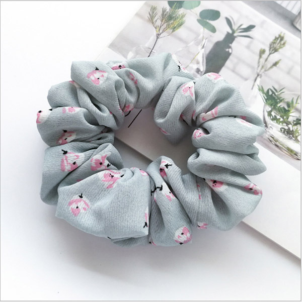 JK KOREA Tube Beads High Elasticity Bold Rubber Band Hair Ring 20pcs Mixed Colors J0165