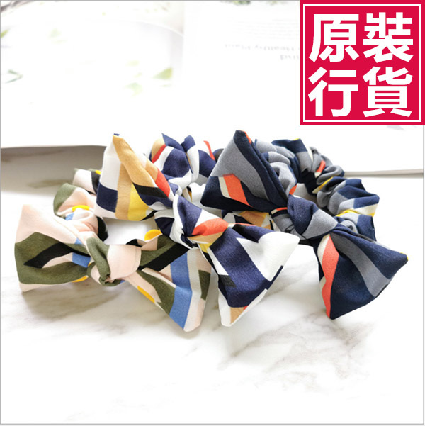 JK KOREA Best Selling Bow Knot Hair Band Elastic Hair Rope Fabric Art Bundle Hair Tie Hair Accessories J0160