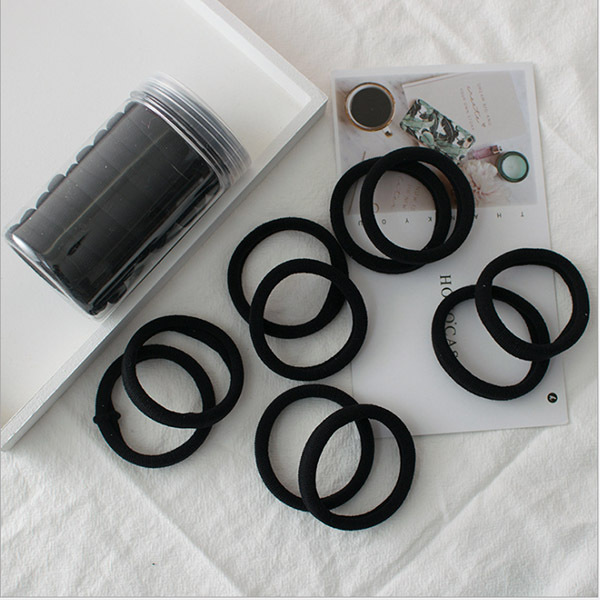 JK KOREA Basic High Elastic Rope Hair Ties 10pcs J0158