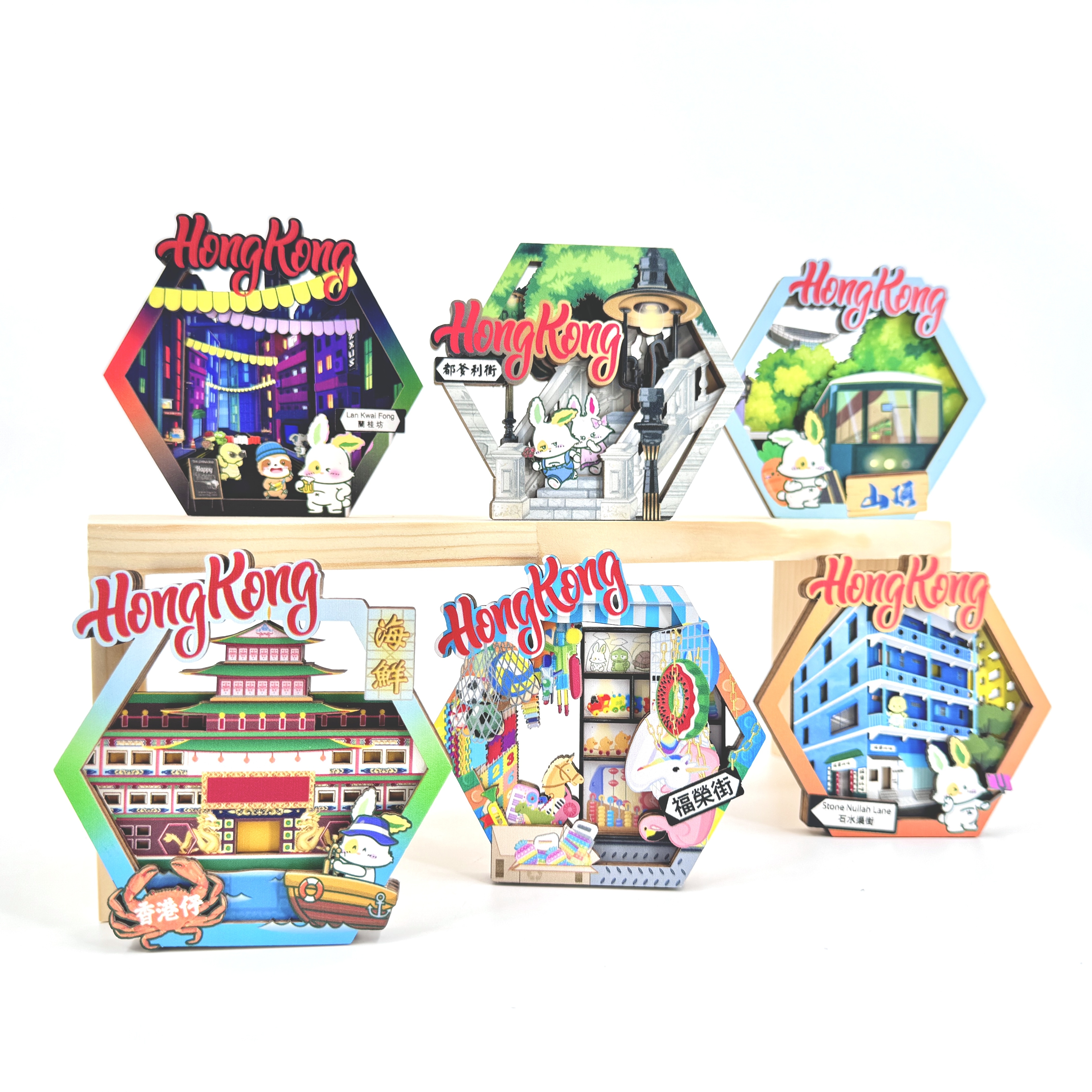 Robbi the Bunny Magnet - Duddell Street