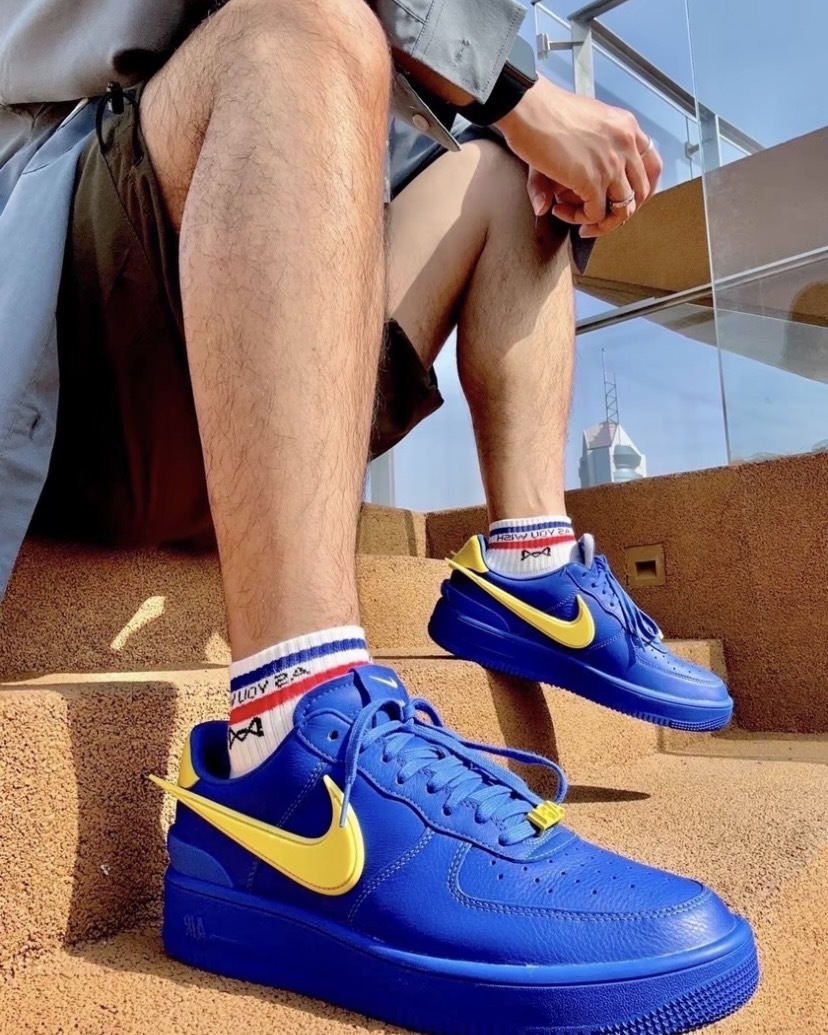 AMBUSH x Nike Air Force 1 "Game Royal and Vivid Sulfur" DV3464-400