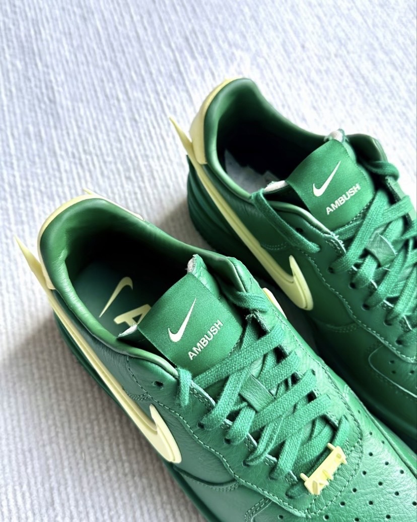 AMBUSH x Nike Air Force 1  "Pine Green and Citron" DV3464-300