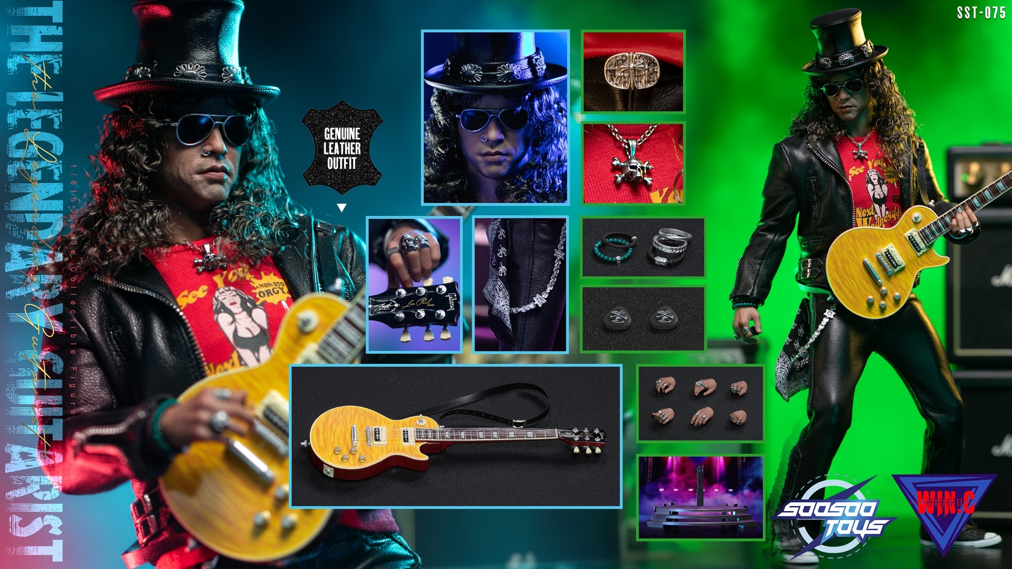 (預訂) Soosootoys x Win.c sst075 1/6 Lengendary Guitarist