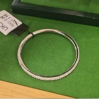 [S] KATE SPADE O0RU2974 RAZZLE DAZZLE BRACELET,CLEAR/SILVER, 196021256097 (SKS1293)