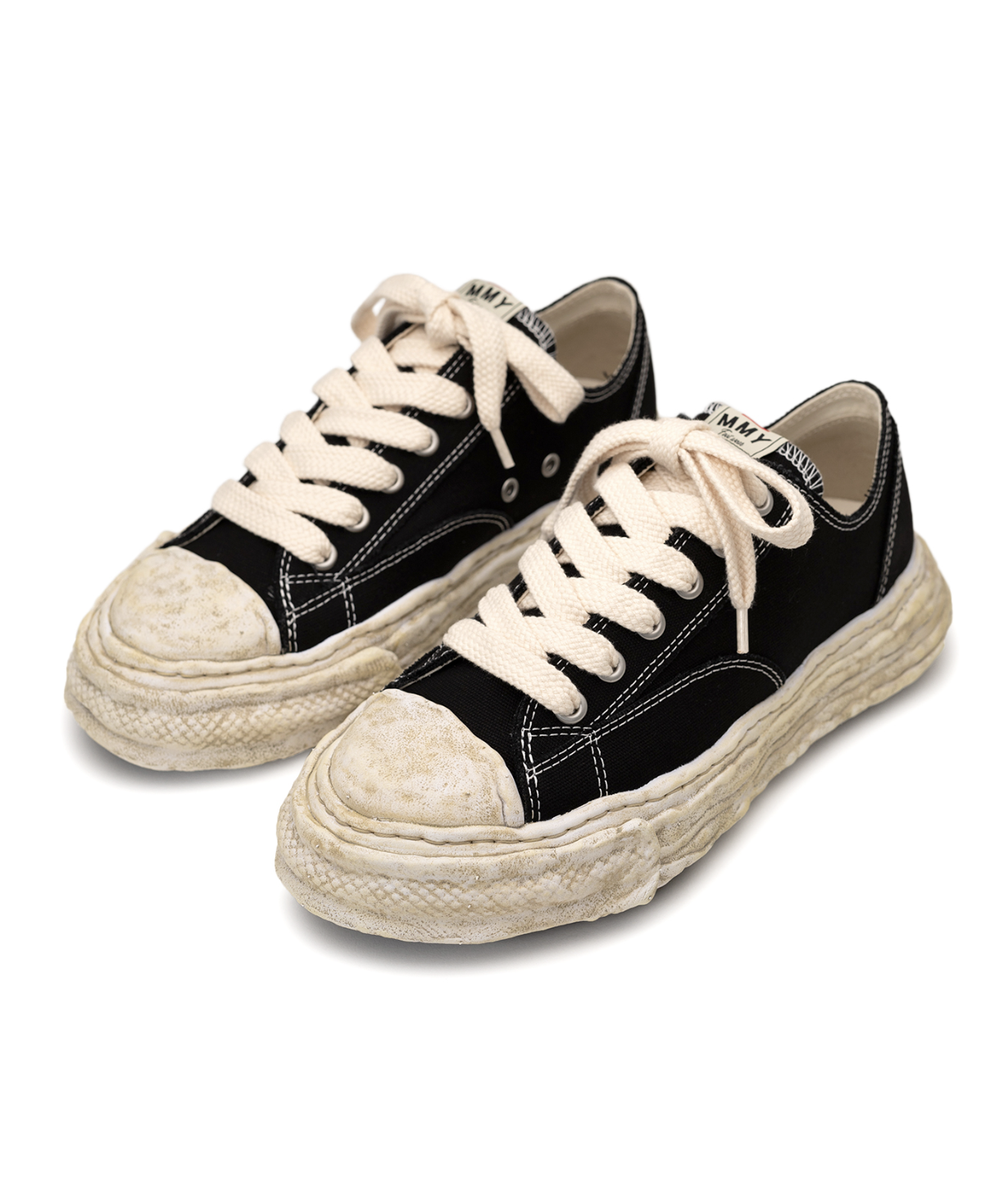 [現貨] MIHARA YASUHIRO Peterson23 OG Dyed Sole Canvas Low Black | A13FW713
