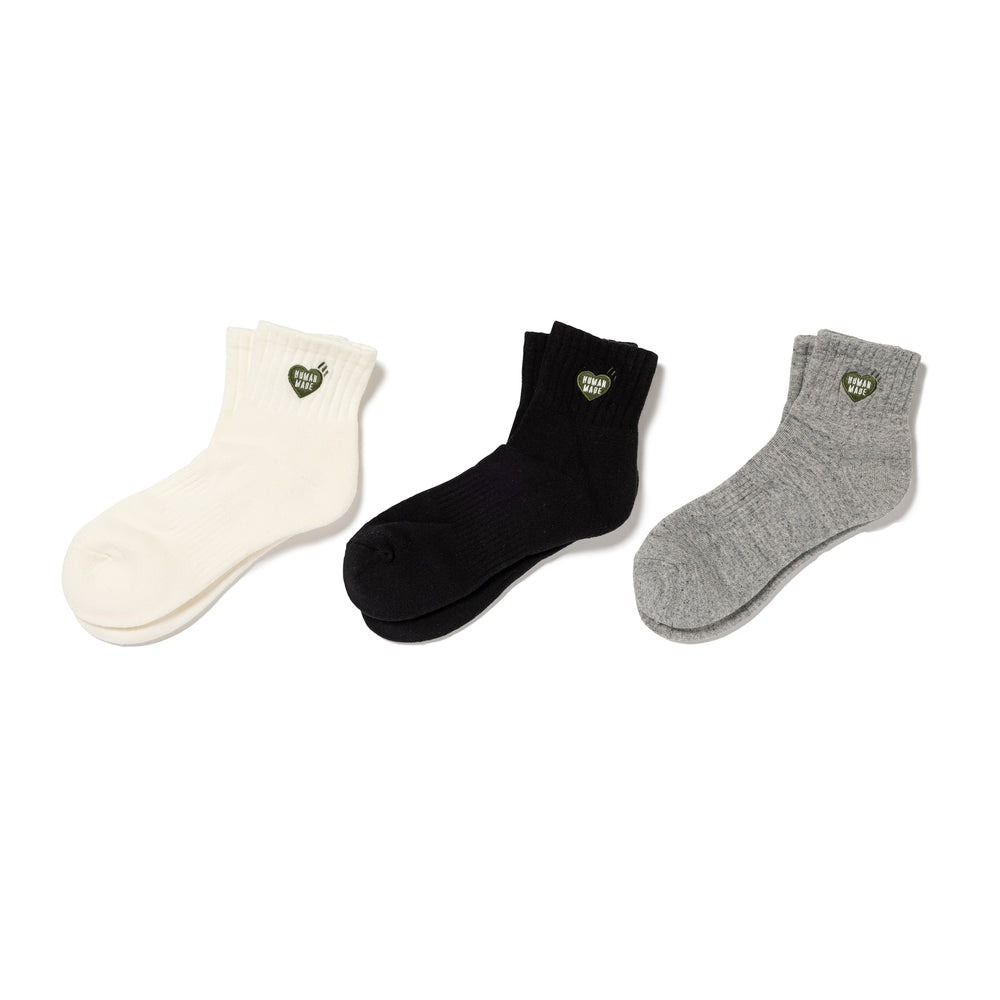 2024AW HUMAN MADE SHORT PILE SOCKS 軍綠 綠 愛心 短襪 襪子 現貨