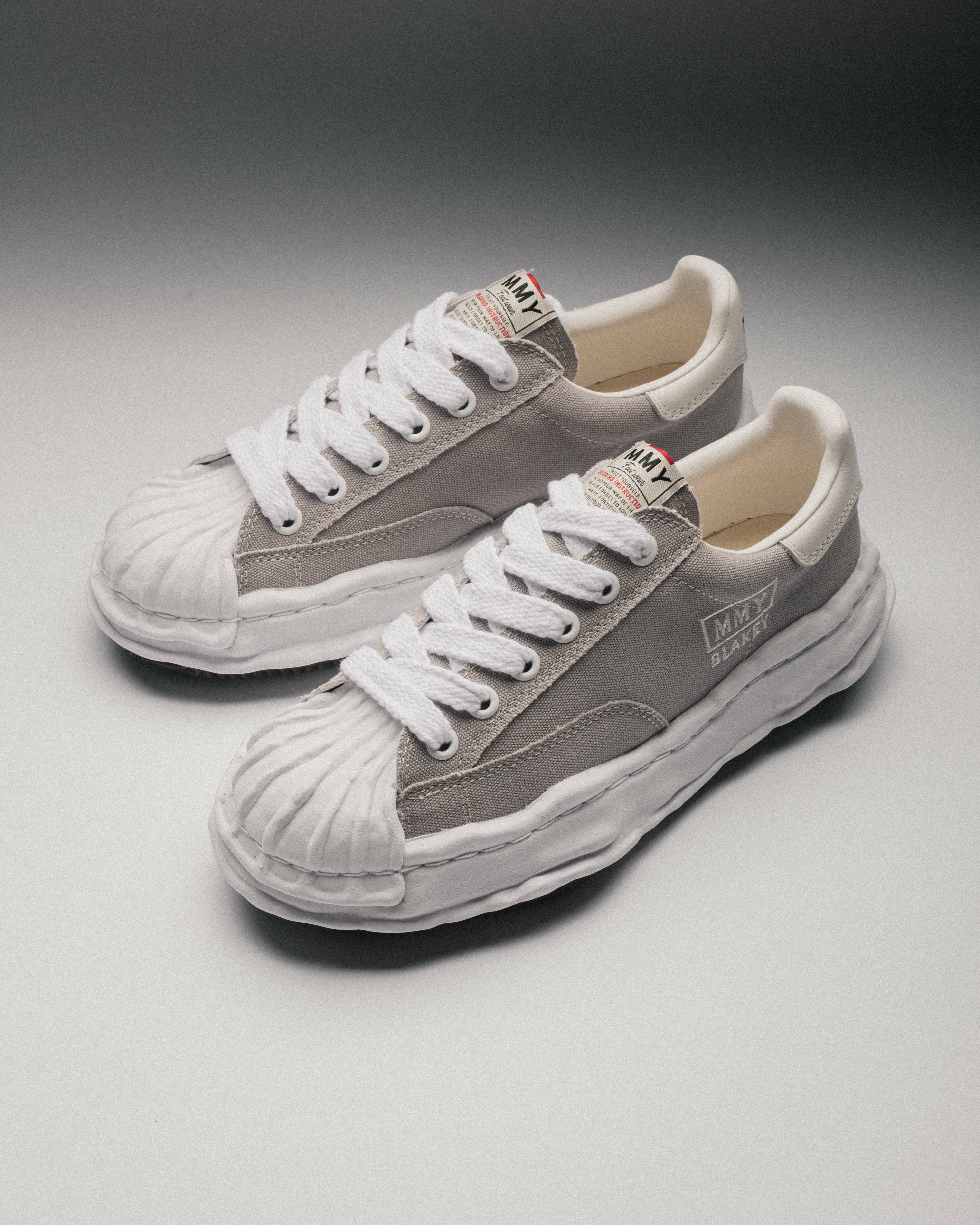 [現貨] MIHARA YASUHIRO Blakey Canvas Low Sneaker Gray | A08FW735
