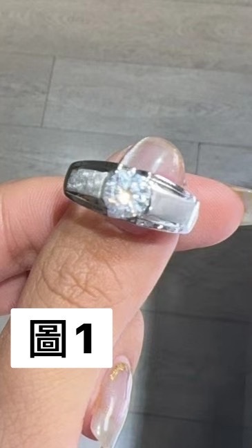 寵粉特惠莫桑男戒(情人節&父親節)