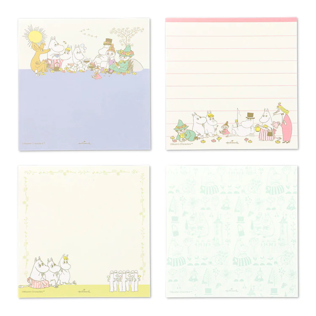 Moomin Memo－Blue | **5 pc for each design, total 20 sheets**