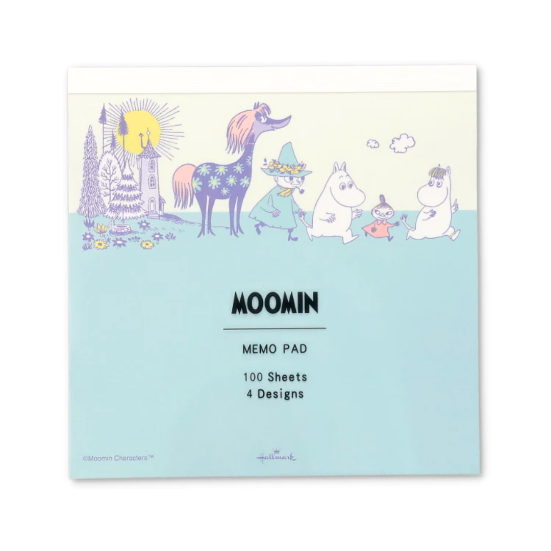 Moomin Memo－Light Blue | **5 pc for each design, total 20 sheets**