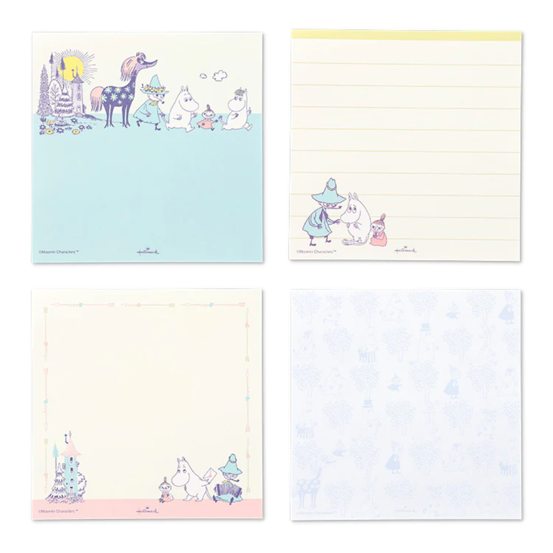 Moomin Memo－Light Blue | **5 pc for each design, total 20 sheets**