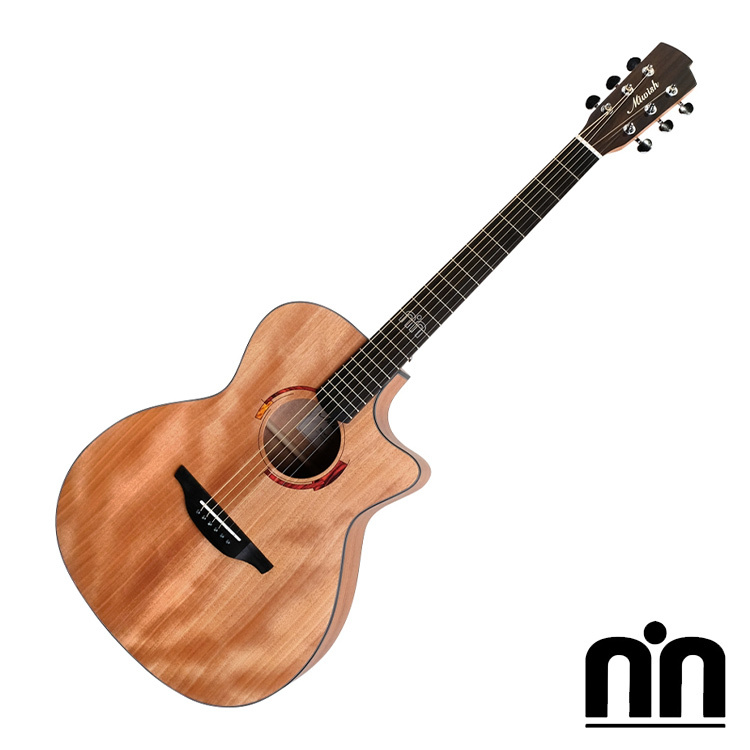 Nightwish Miwish GSCC-L 全桃花心木 面單板 41吋 民謠吉他 含厚琴袋