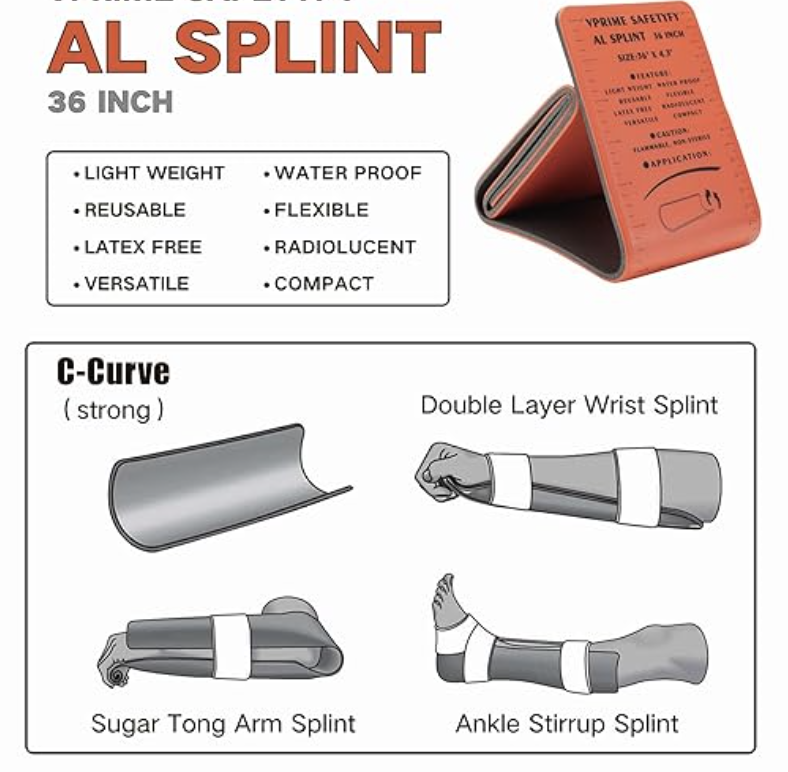 骨折急救夾板 36x4.3寸