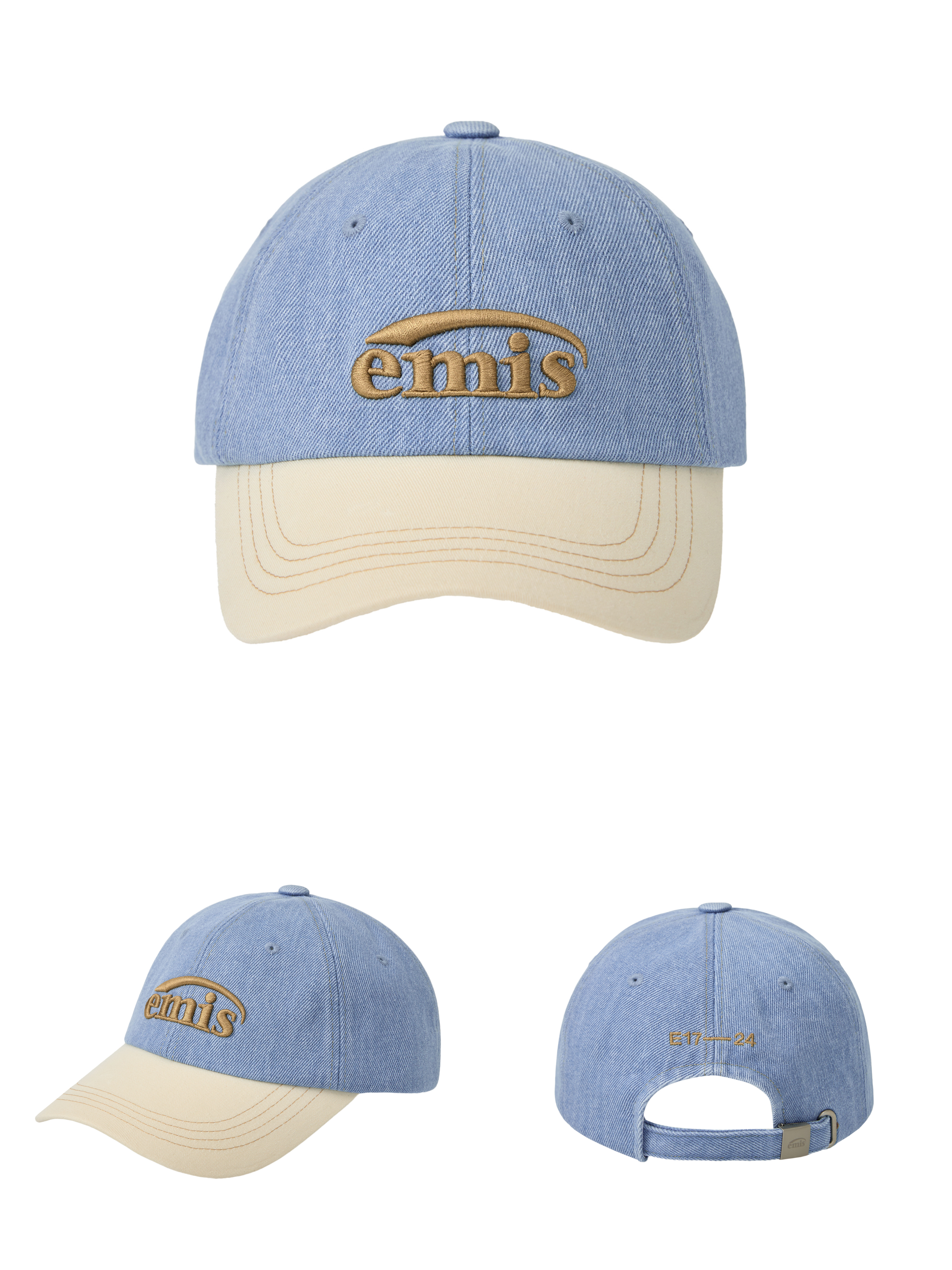 EMIS WASHED DENIM BALL CAP