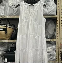 [S] DKNY POPLIN DRESS,WHITE, DJ4D9025-WHT (SD1025)