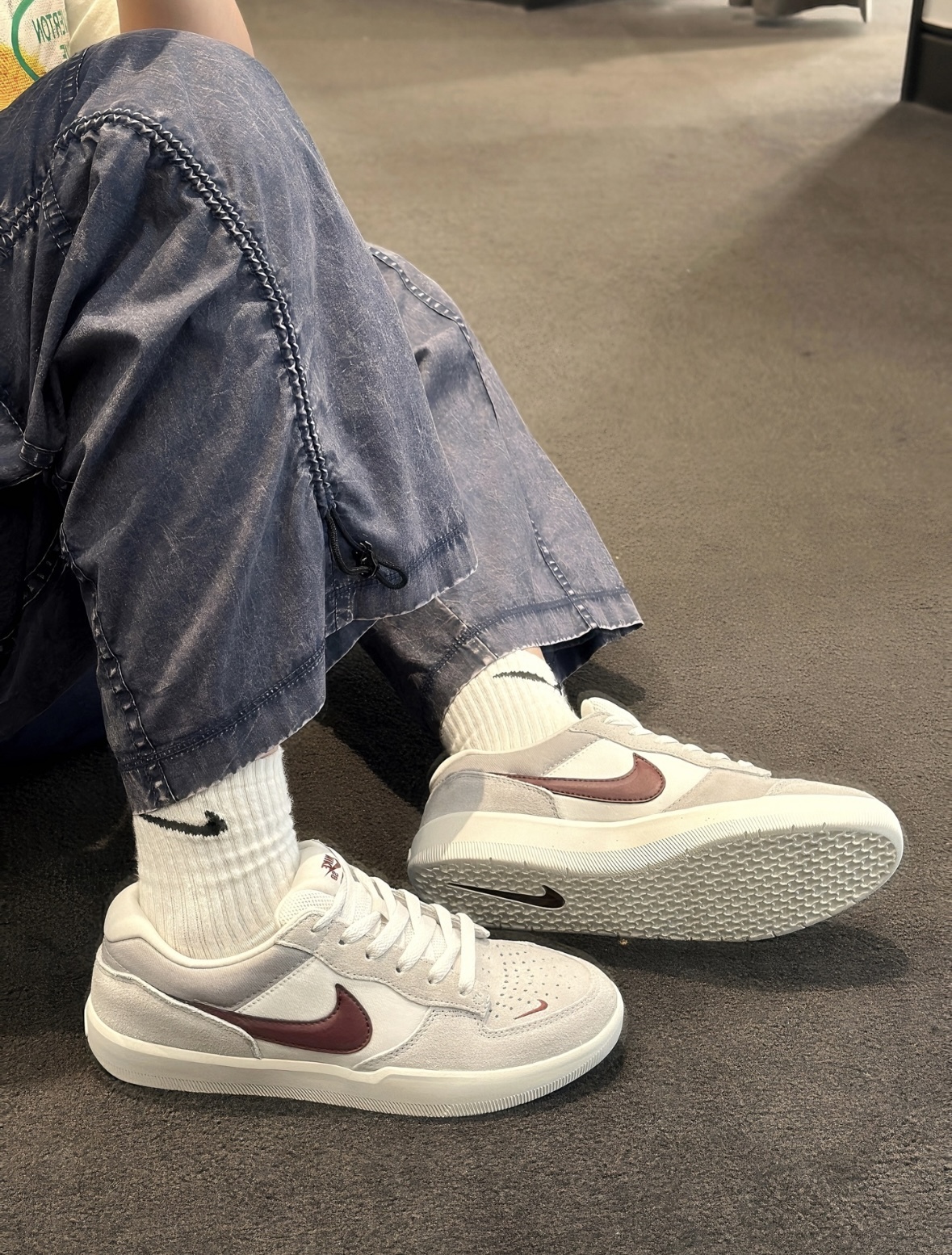 Nike SB Force 58 米灰色 酒紅 灰色 麂皮 復古 滑板鞋 男女款 FQ7637-001/預購