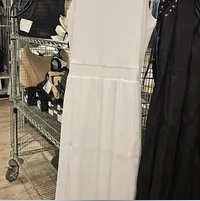 [S] DKNY SLEEVELESS DRESS,WHITE, P4DD6XME-WHT (SD1037)