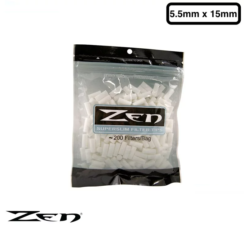 ZEN SLIM COTTON FILTER TIPS 棉濾嘴 (200入)