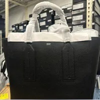 [S] DKNY R34AAX07 GRAYSON LG TOTE W WR,BLACK/SILVER, 755404025455 (SD1041)