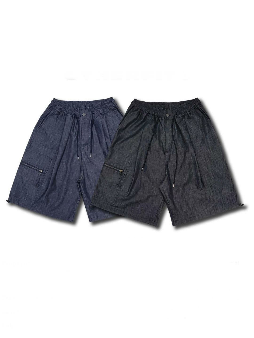 淨色牛仔短褲 P2915