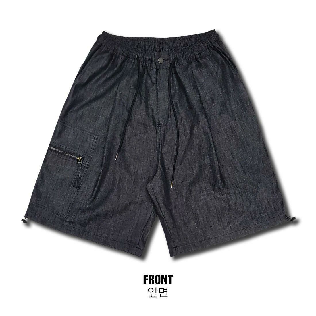 淨色牛仔短褲 P2915