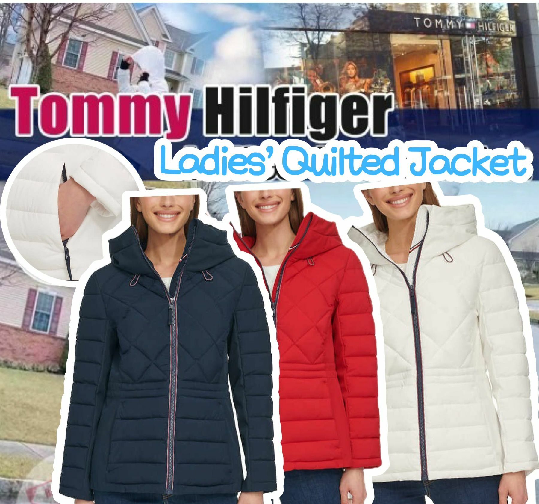 【現貨】Tommy Hilfiger Quilted F080605 女裝外套