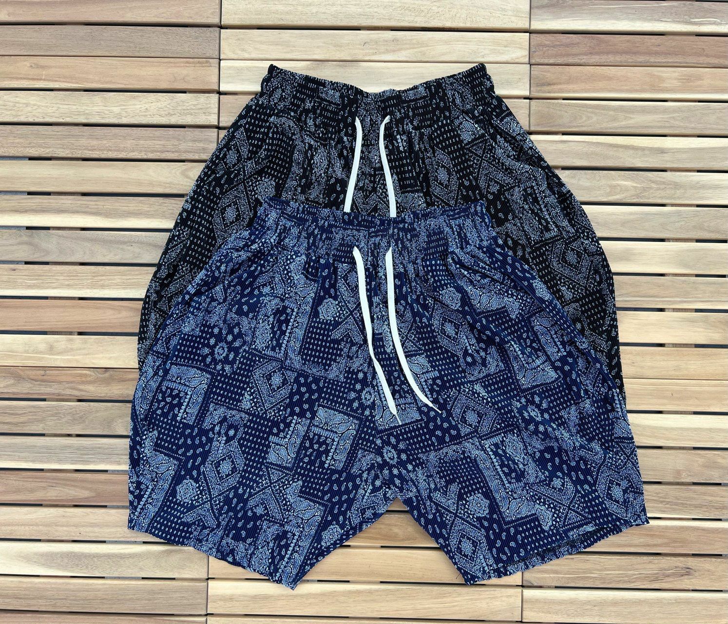 民族花圖案短褲 PEACOCK-092P