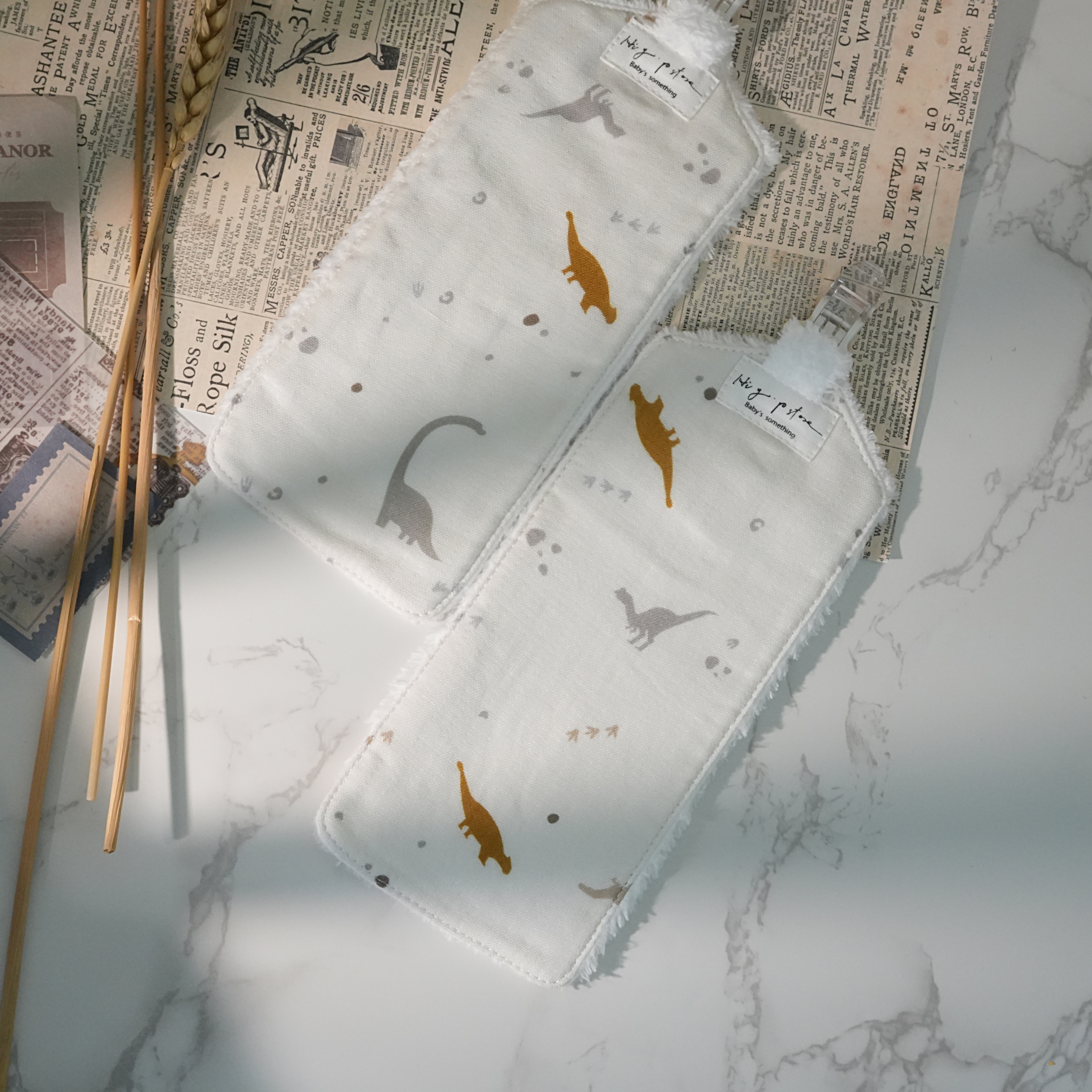 Hi Y.P store-手作手帕夾-獨家設計款-恐龍之謎