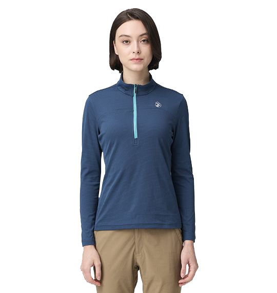 Wildland荒野 綠色環保抗UV彈性長袖衣 女款 (2色) 抗UV/透氣/排汗/登山 11WB21619