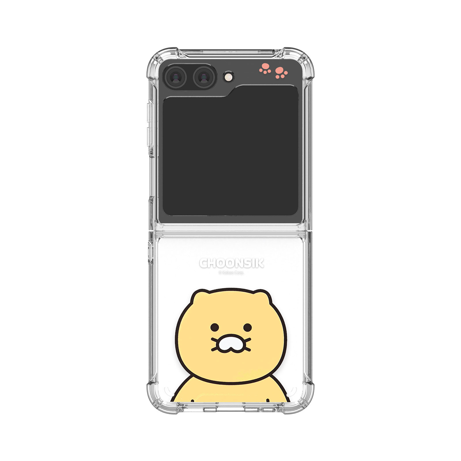 Kakao Friends - Clear Hard Case - 防撞透明手機保護硬殼 Samsung Flip S2