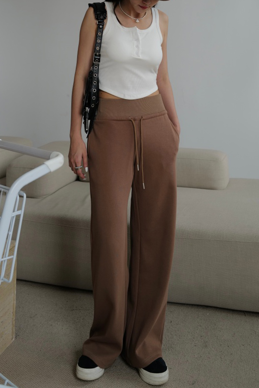 厚磅抽繩棉褲*3色