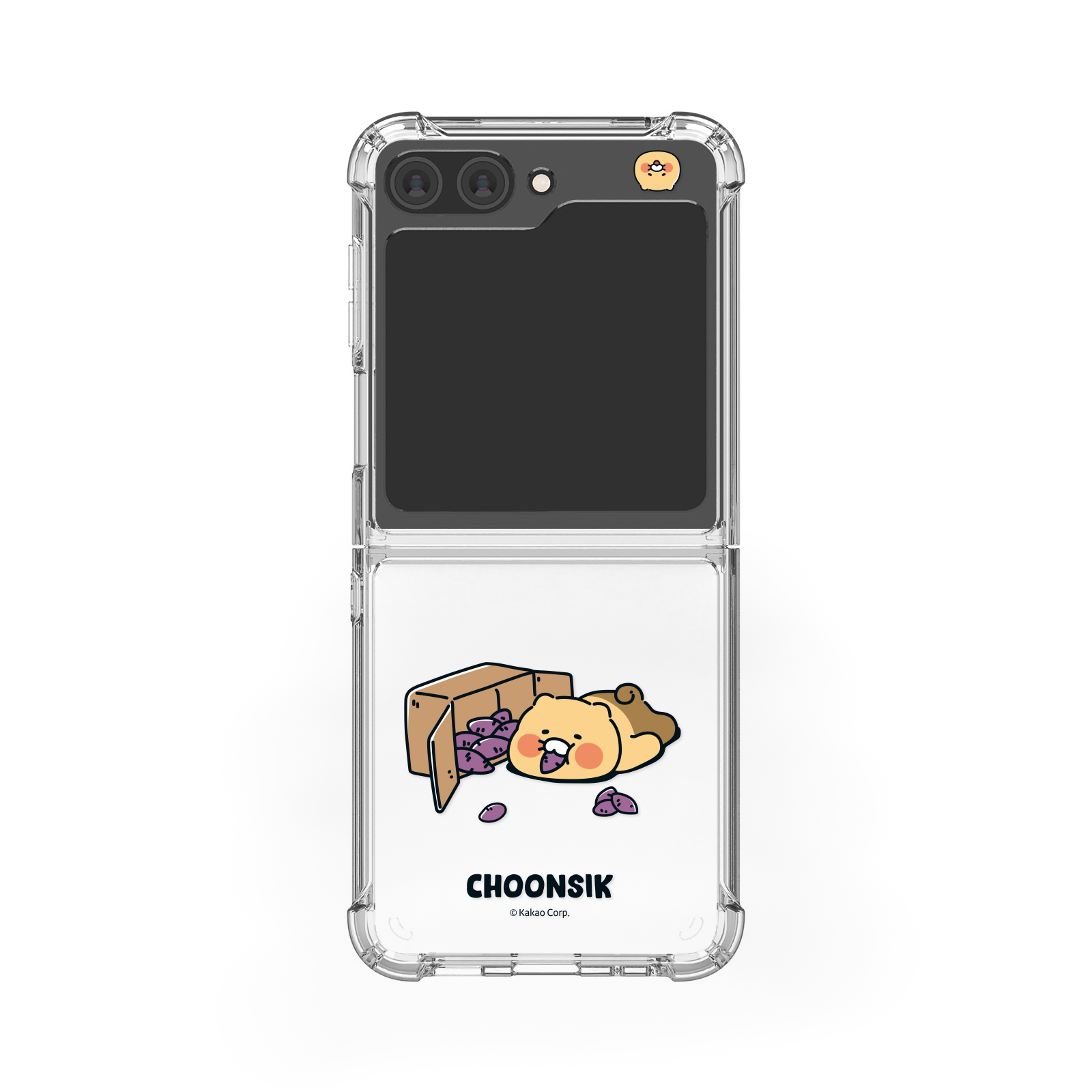 Kakao Friends - Clear Hard Case - 防撞透明手機保護硬殼 Samsung Flip S2