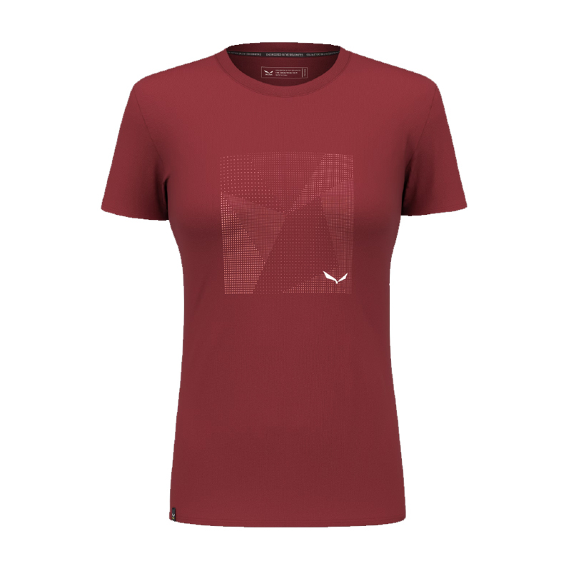 Salewa 沙樂華 PURE BUILDING DRY T-SHIRT 女款 紅 10SLW28636