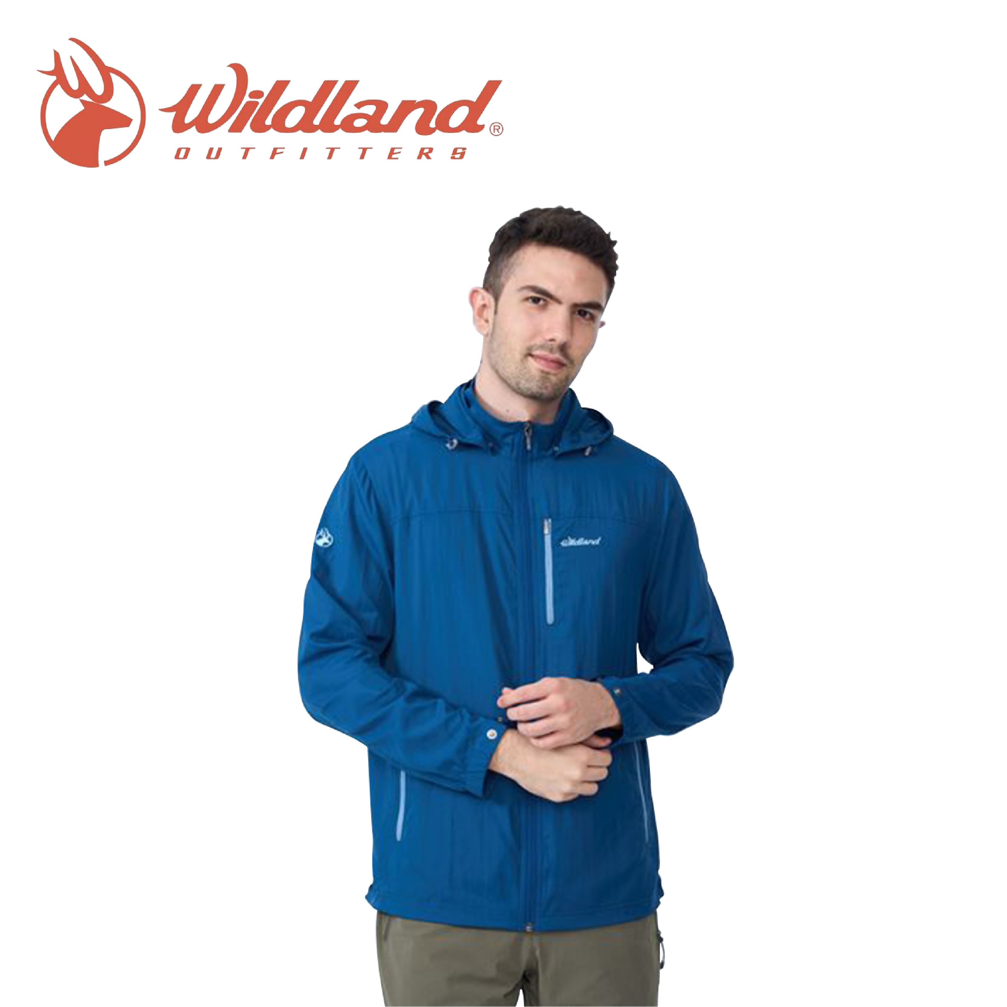 Wildland 荒野 透氣涼感抗UV輕薄外套 男款  (2色) 防潑水/露營/戶外/休閒/旅遊/野餐/釣魚 14W01908