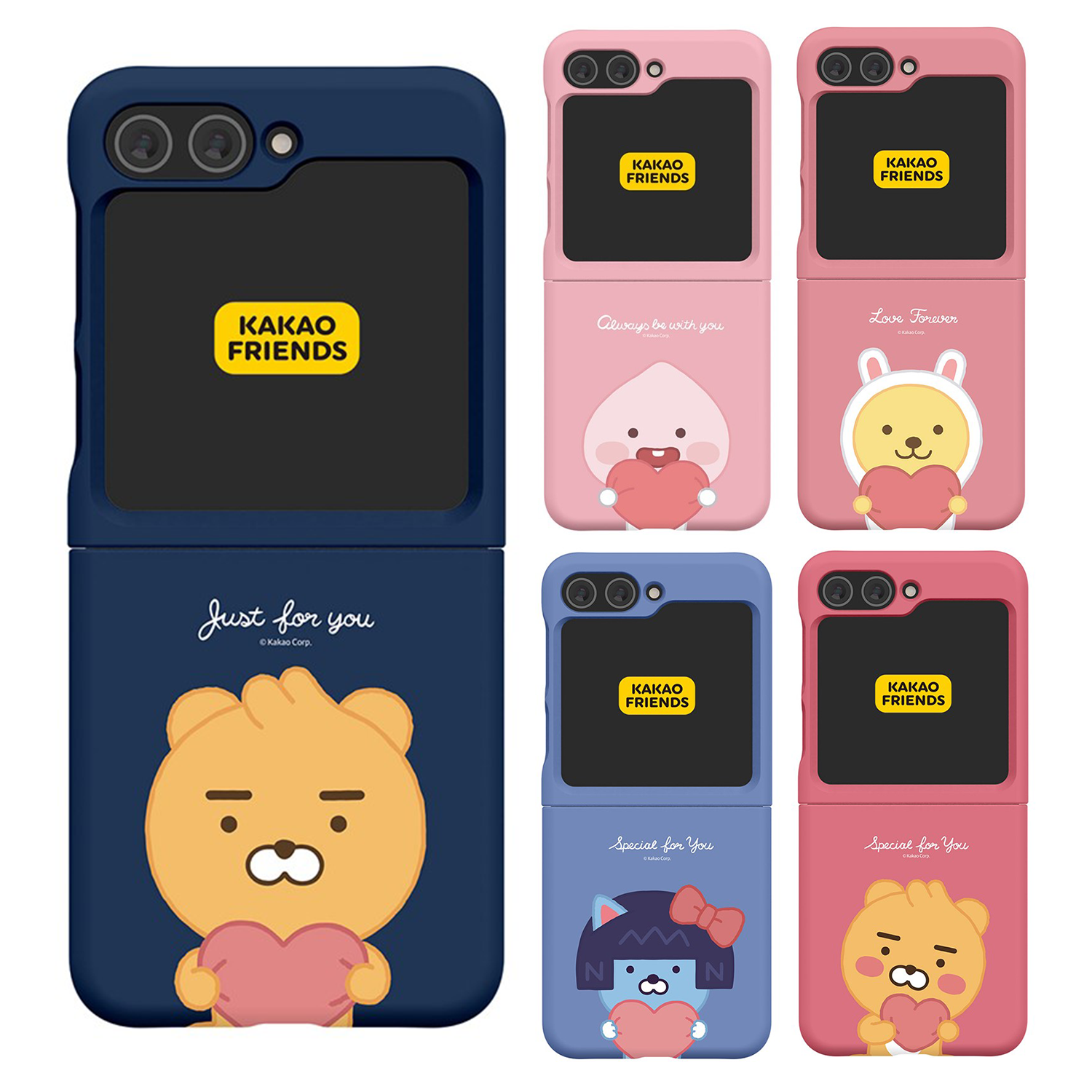 Kakao Friends - Slim Hard Case - 貼身手機保護硬殼 Samsung Flip S2