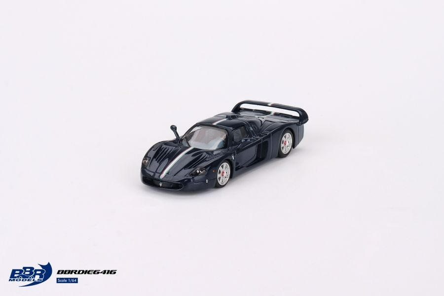 BBR 1/64 Maserati MC12 Stradale Blue Metallic w/ Stripe