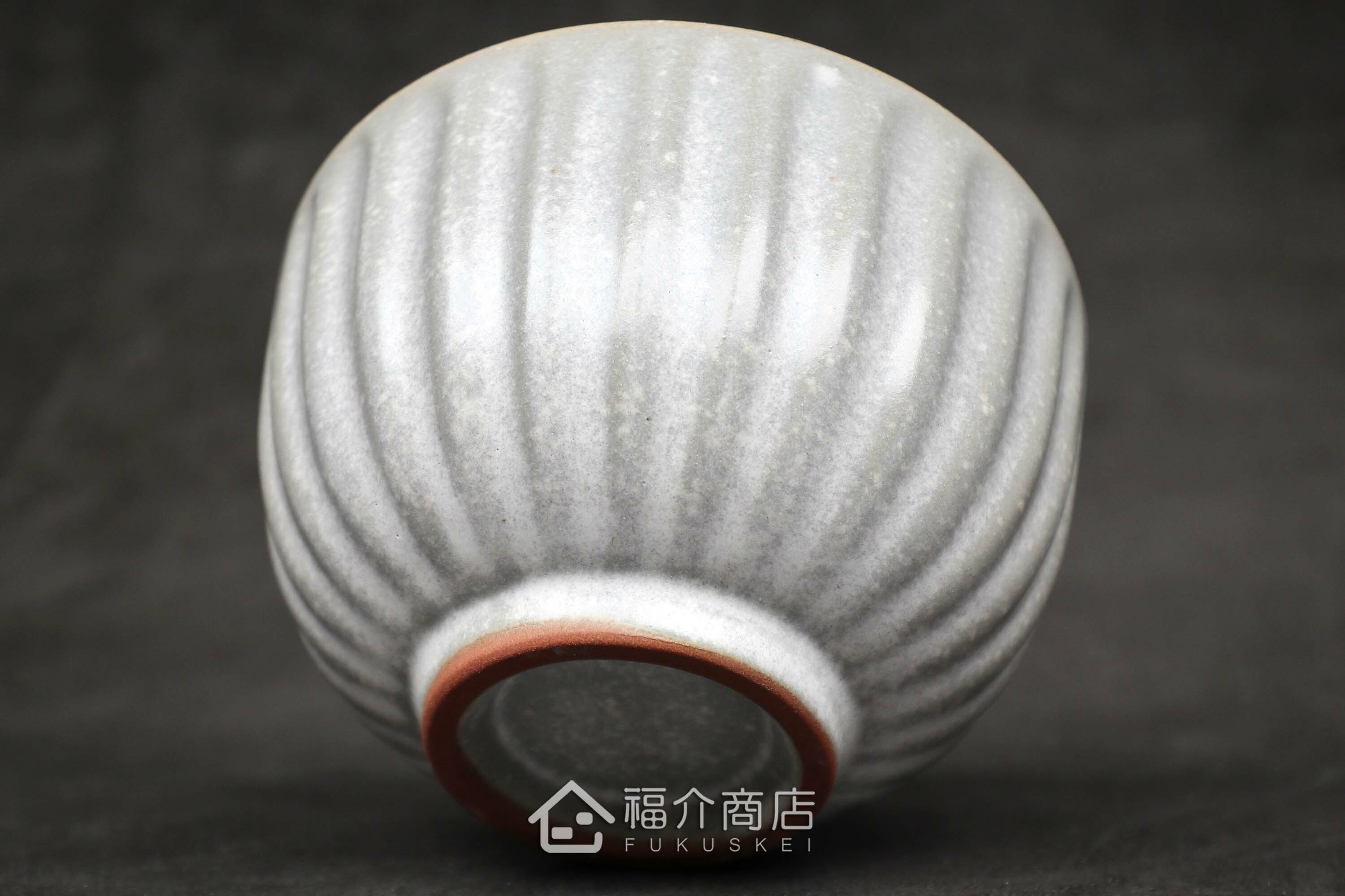 日本陶瓷材質的150cc白色煎茶杯