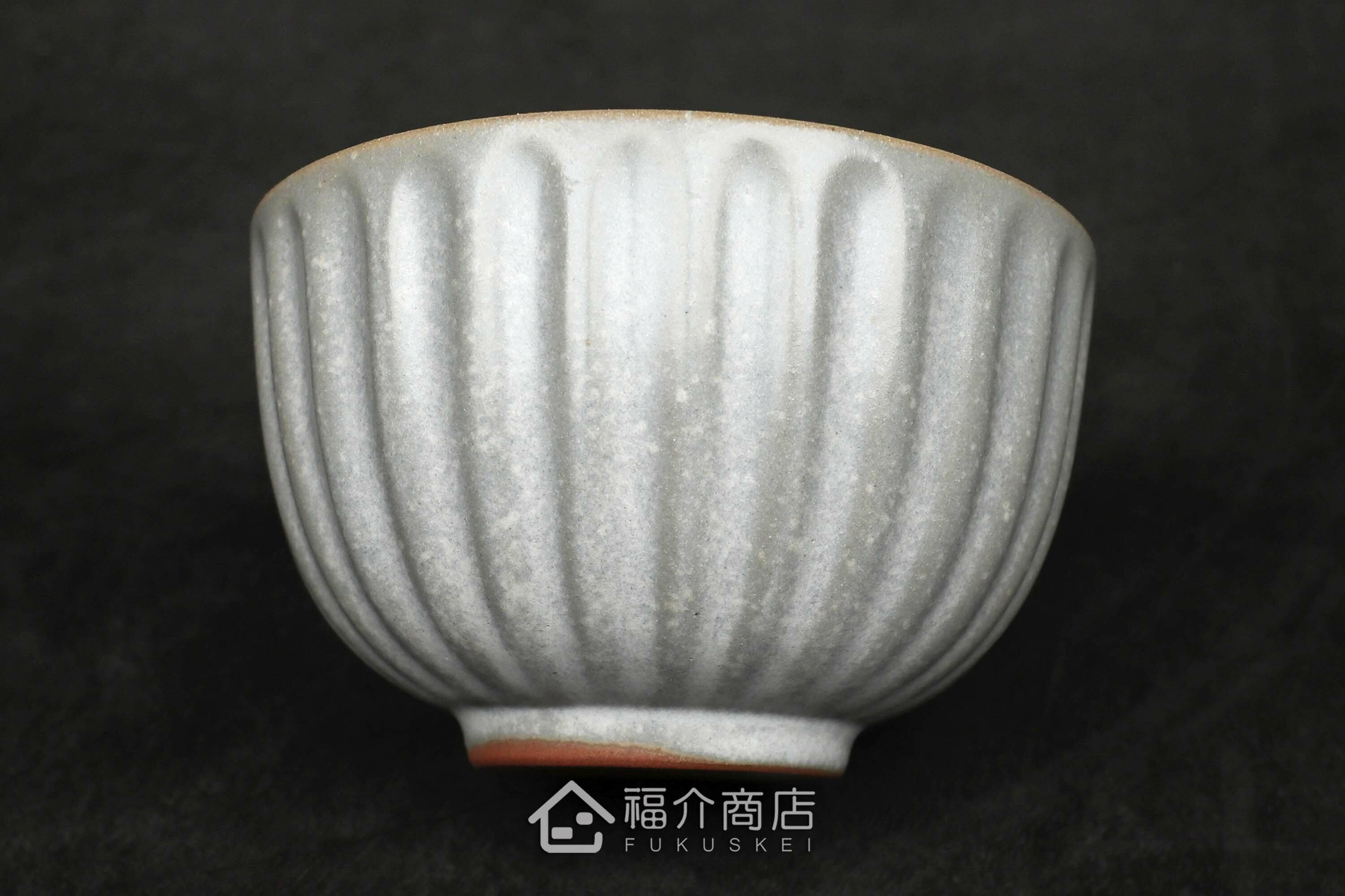 日本陶瓷材質的150cc白色煎茶杯