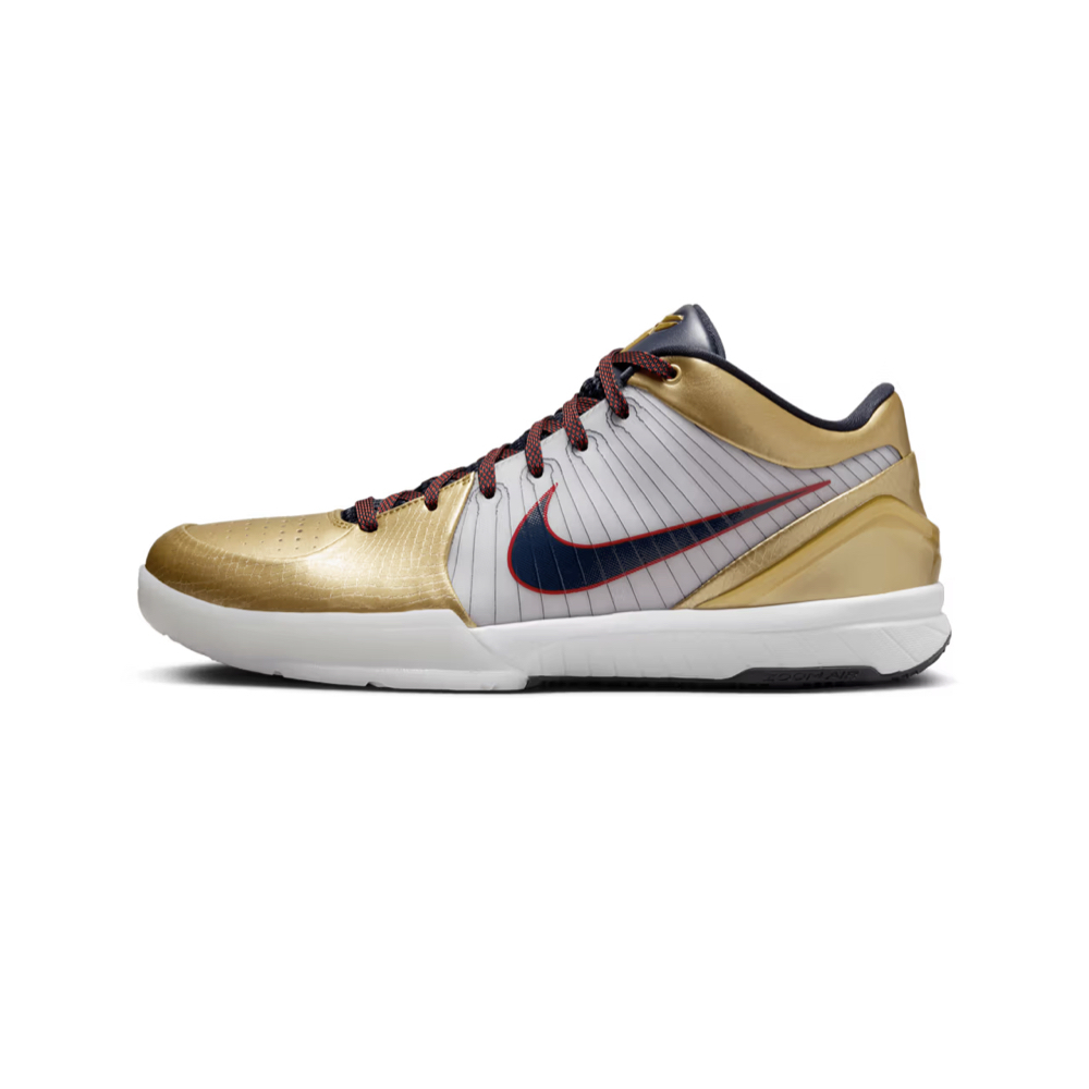 Nike Kobe 4 Protro Metallic Gold and Dark Obsidian 白金奧運 FQ3544-100