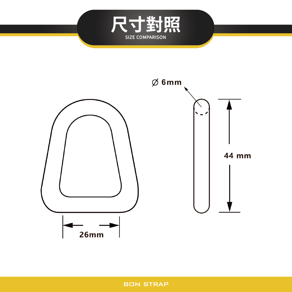 1" 拉力0.8噸 三角環