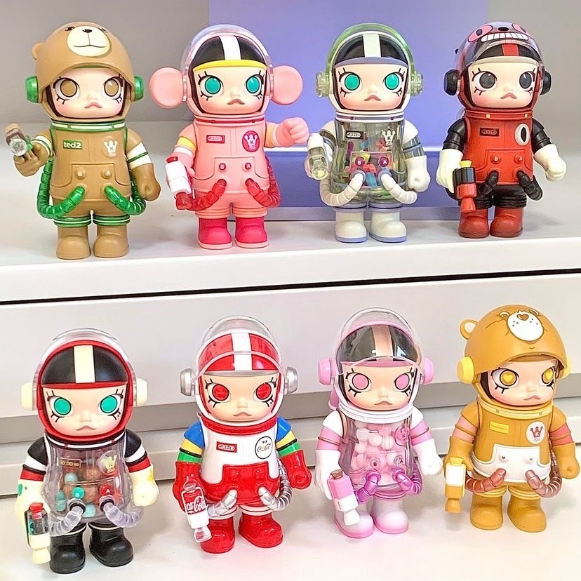 泡泡瑪特 MEGA SPACE MOLLY 100%週年系列3代 盲盒  共9款+3款隱藏版